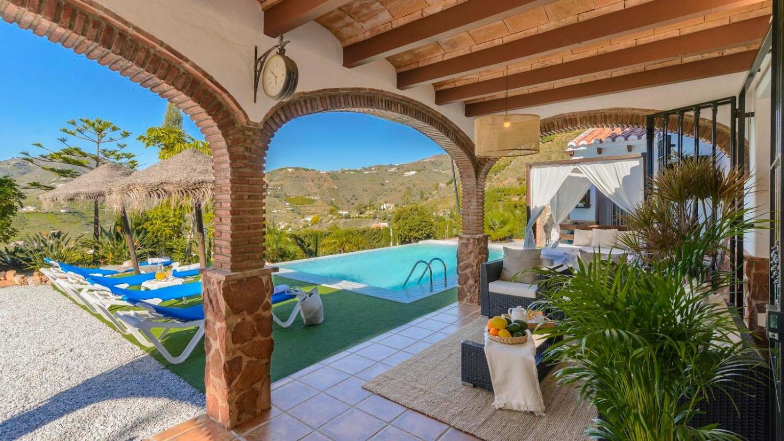 Villa Las Palmeras De Torrox By Ruralidays Esterno foto